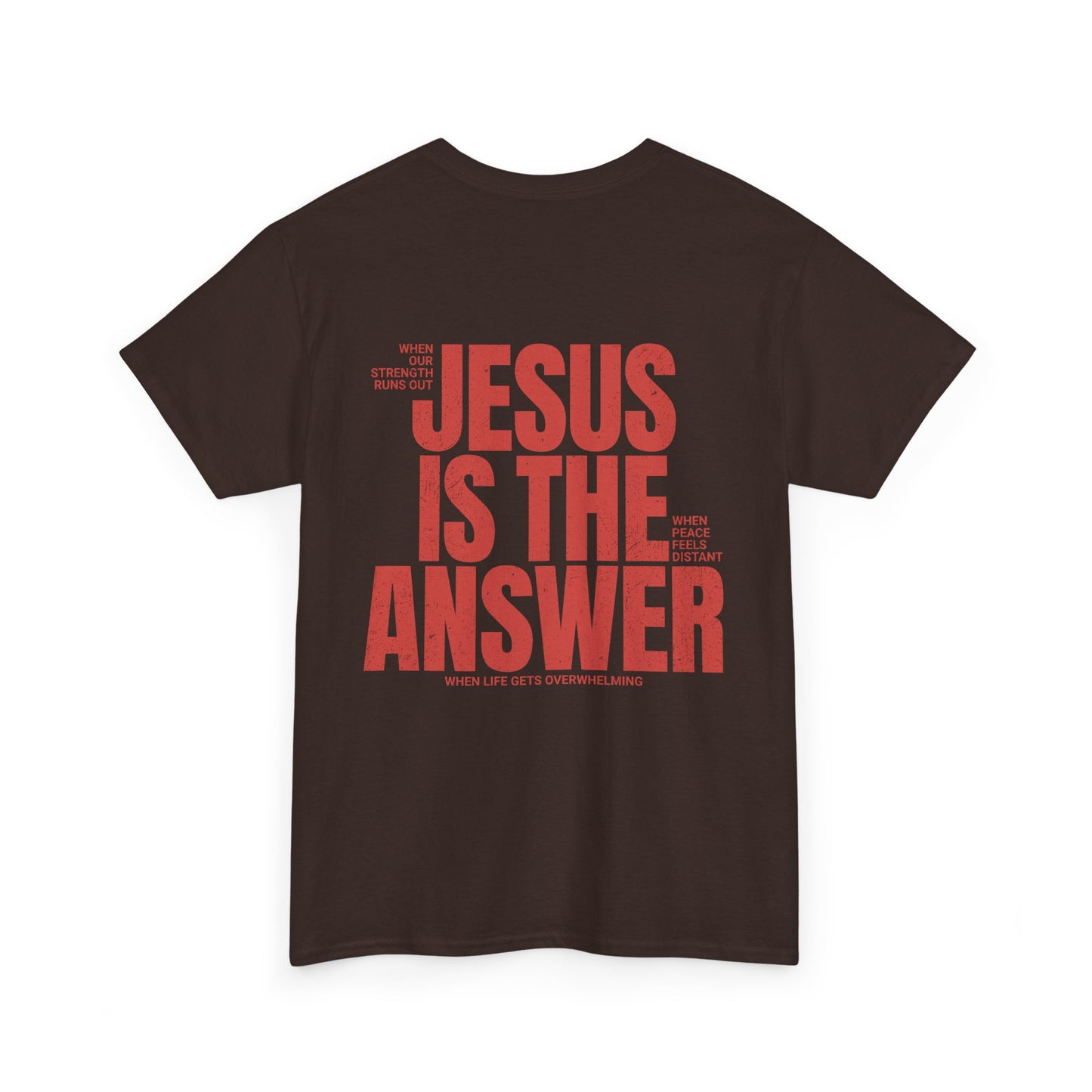 "Jesus Is The Answer" T-SHIRT