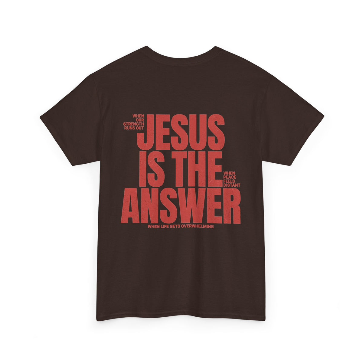 "Jesus Is The Answer" T-SHIRT