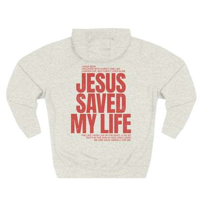 "Jesus Saved My Life" Hoodie