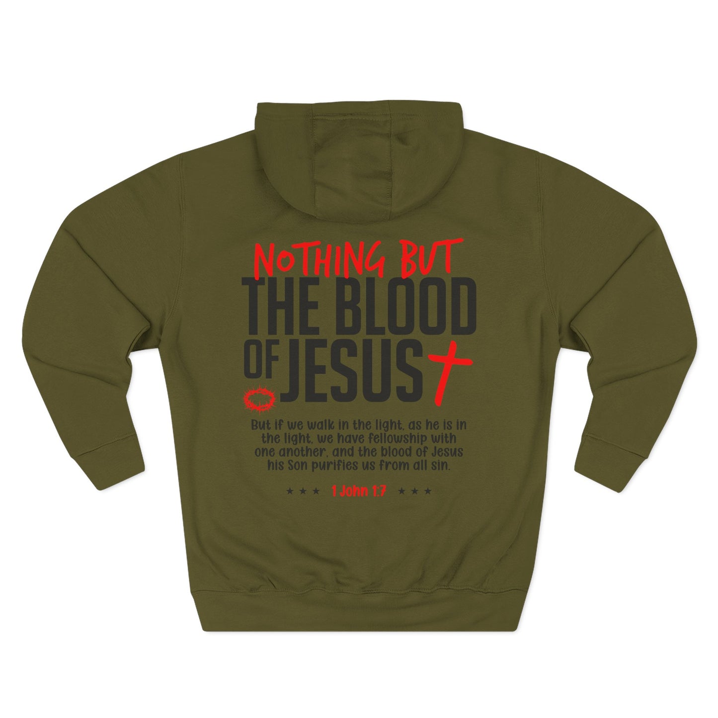 "Nothing But the Blood of Jesus" Hoodie