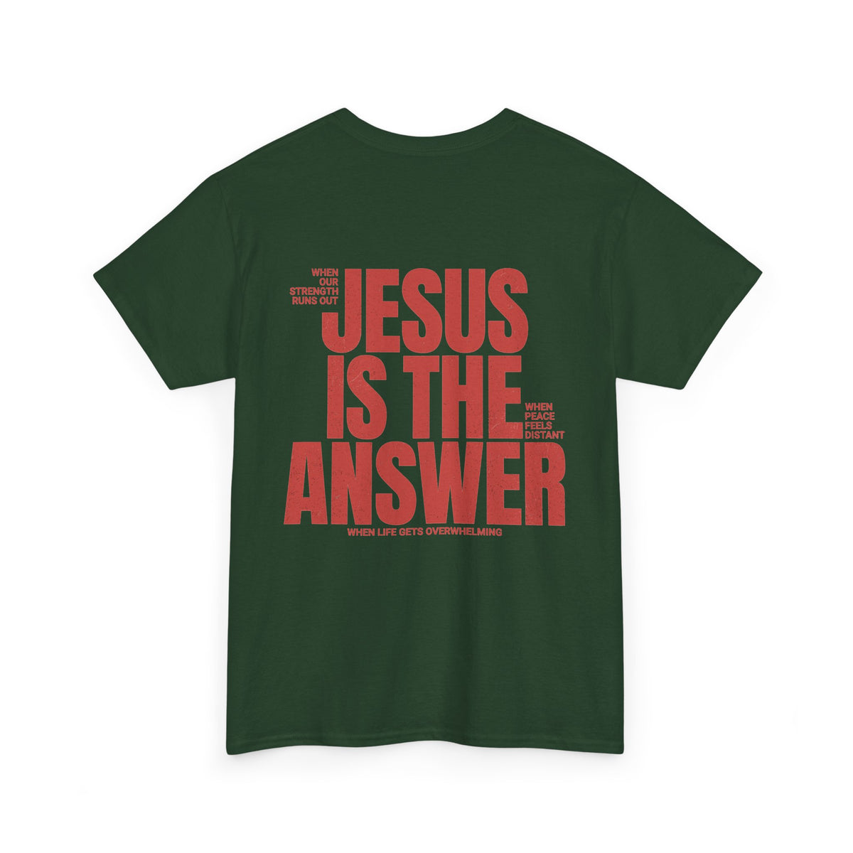 "Jesus Is The Answer" T-SHIRT