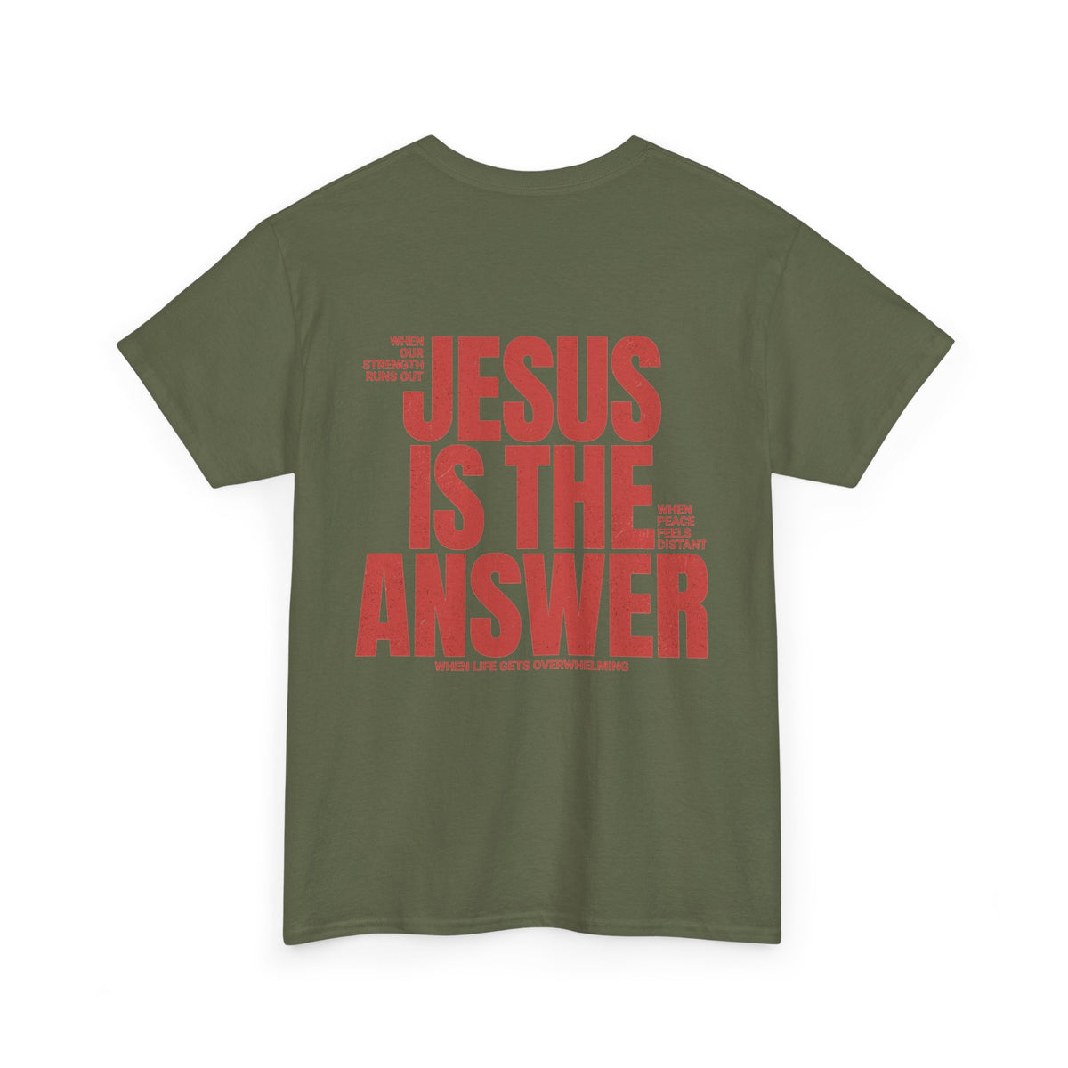 "Jesus Is The Answer" T-SHIRT