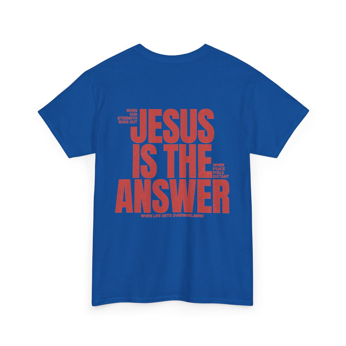 "Jesus Is The Answer" T-SHIRT